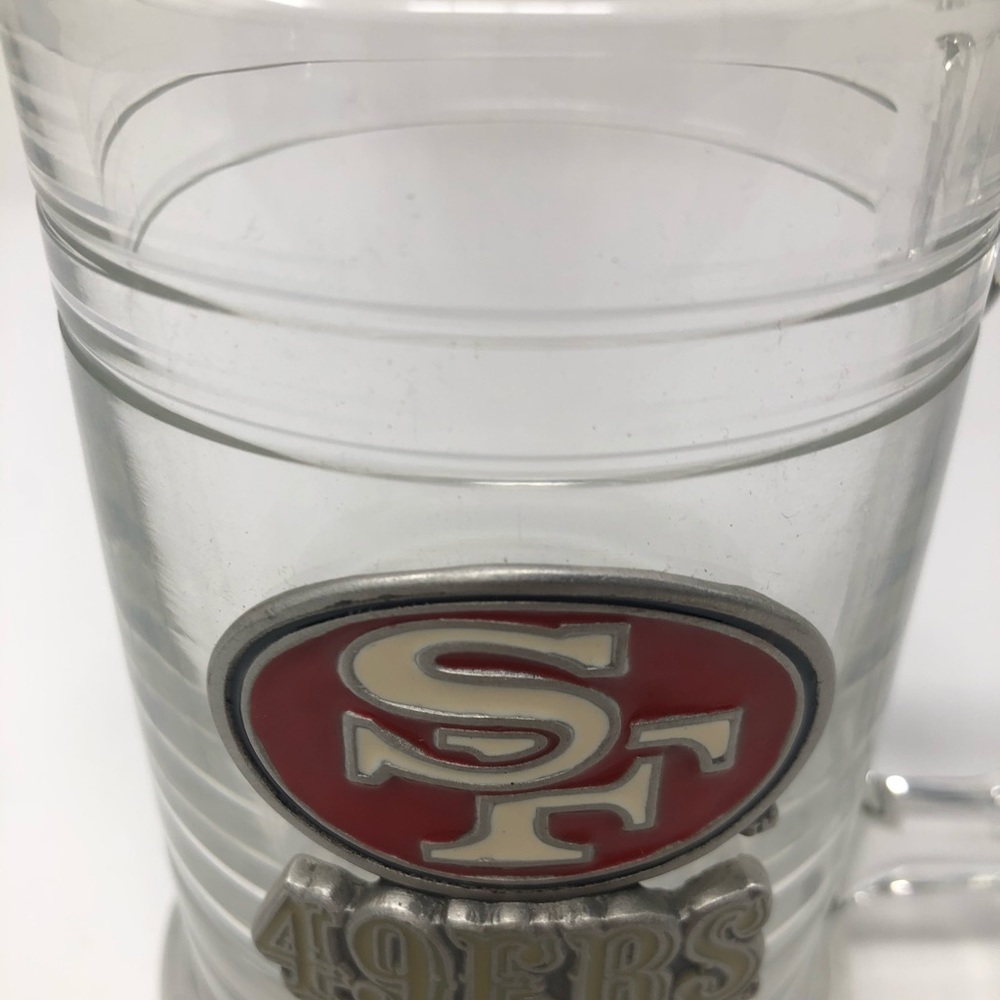49ers heavy glass mug